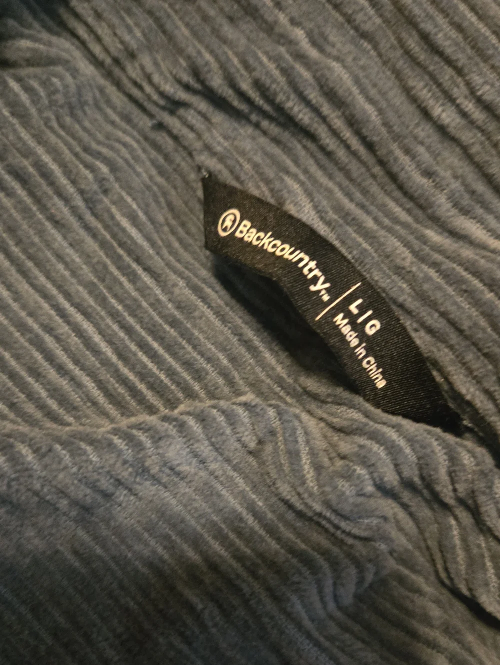 Backcountry size large